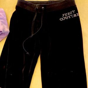 Juicy Couture original black tracksuit pants size P